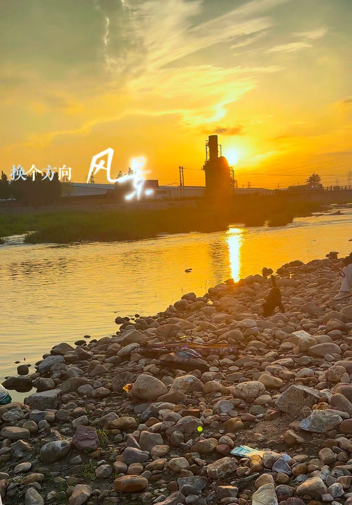 A Perfect Evening by the River: Fishing, Sunsets, and Qiqi
