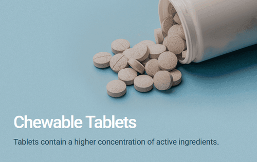 Comprimidos masticables