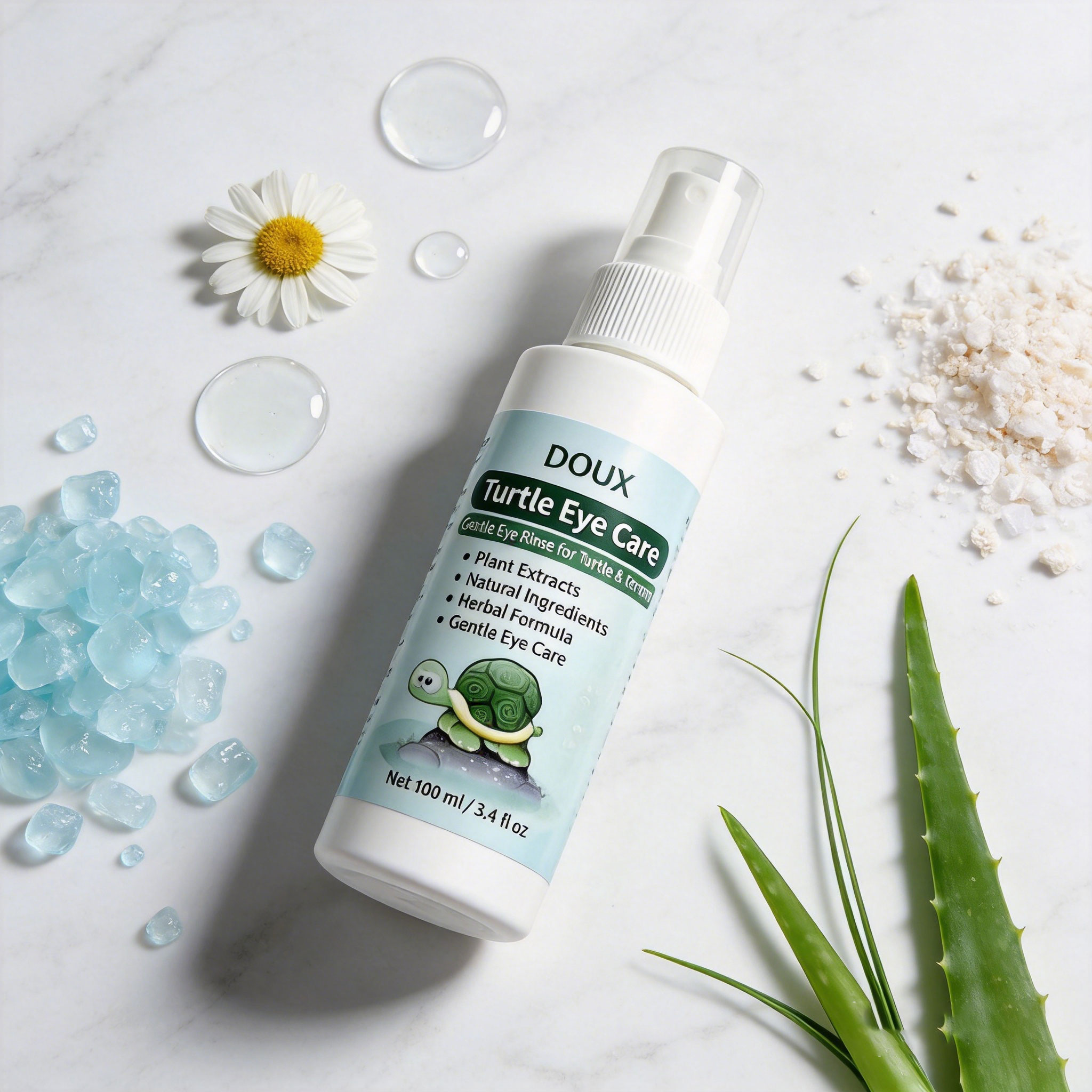Turtle Eye Rinse – Gentle Daily Eye Cleanser for Turtles & Terrapins — Product image enlarged