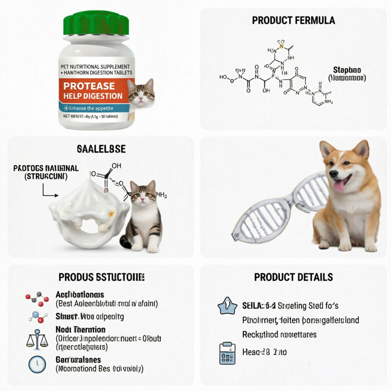 Hawthorn Digestive Chews for Cats & Dogs – Natural Digestive Support Supplement — Product image enlarged