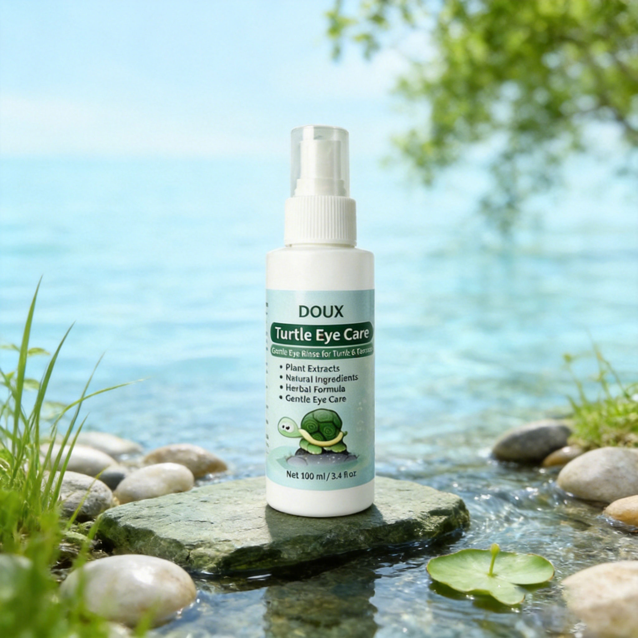 Turtle Eye Rinse – Gentle Daily Eye Cleanser for Turtles & Terrapins — Product image enlarged