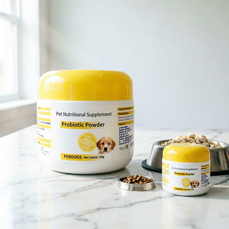 Dog Probiotic Powder – Digestive & Gut Support with Prebiotic Fiber, [120] Scoops — Product image enlarged